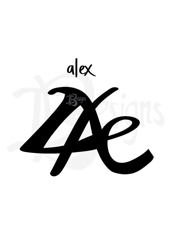 alex name logo